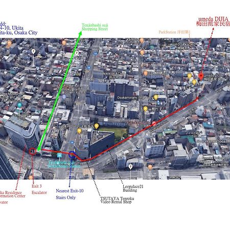 抵家umeda Dijia 梅田館 大阪民宿包棟 Luaran gambar